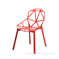 modern living room magis chair one aluminumoutdoor chair